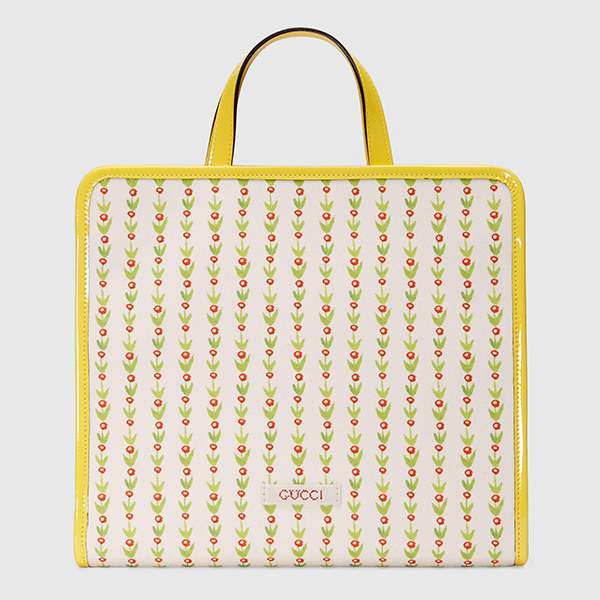 【グッチ×ヒグチユウコ】大人もOKトートバッグ 605614 H6UAH 8954